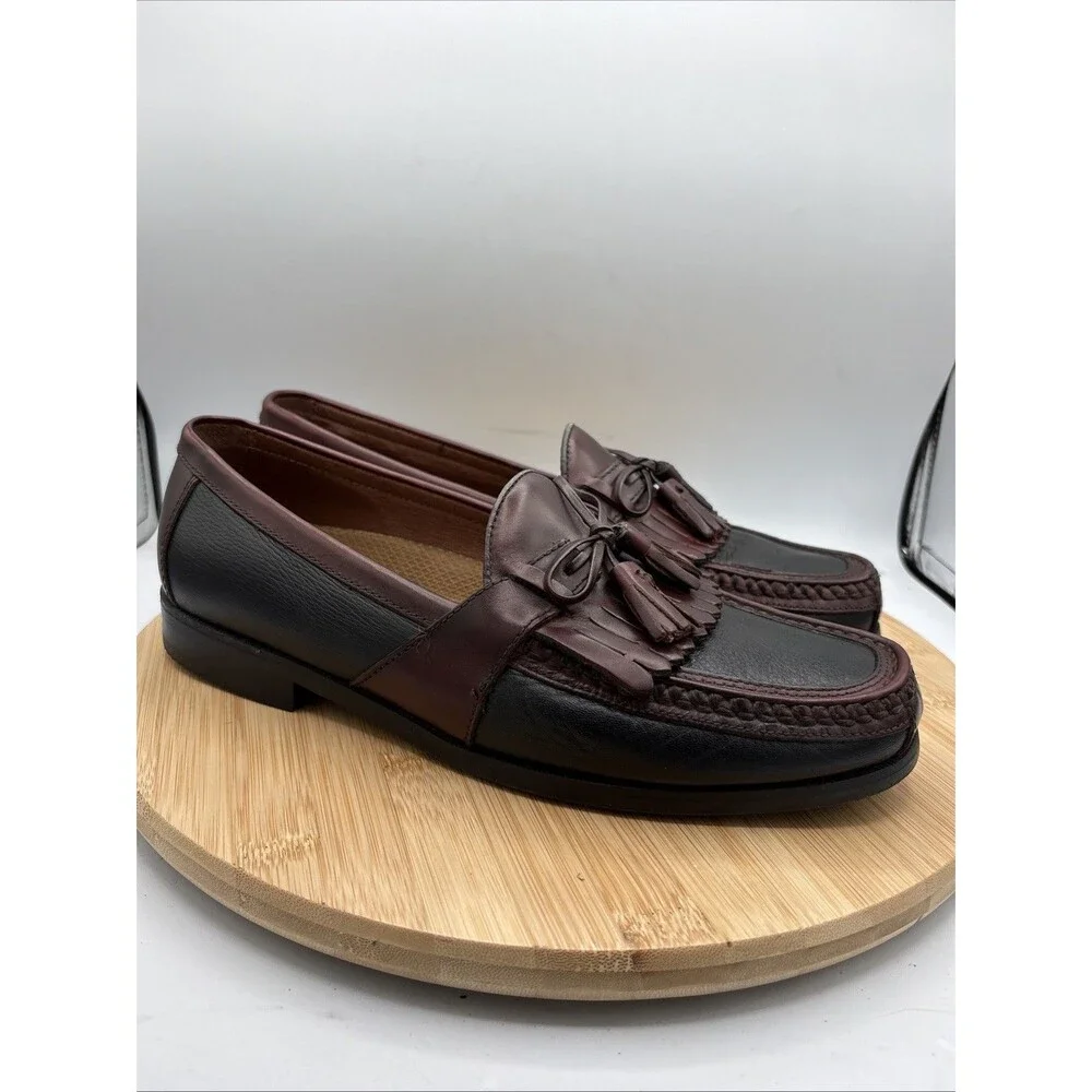 Johnston & Murphy Aragon II Kiltie Tassel Loafers Men’s 9M Leather Dress Slip On